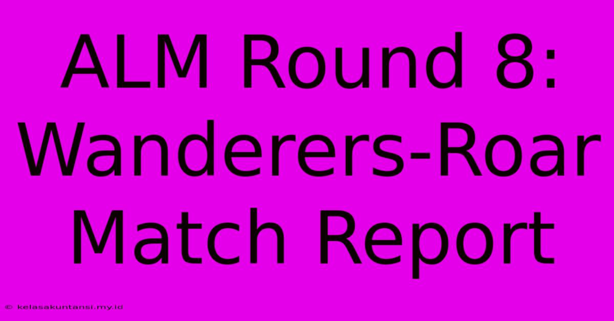 ALM Round 8: Wanderers-Roar Match Report