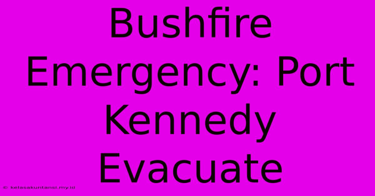 Bushfire Emergency: Port Kennedy Evacuate