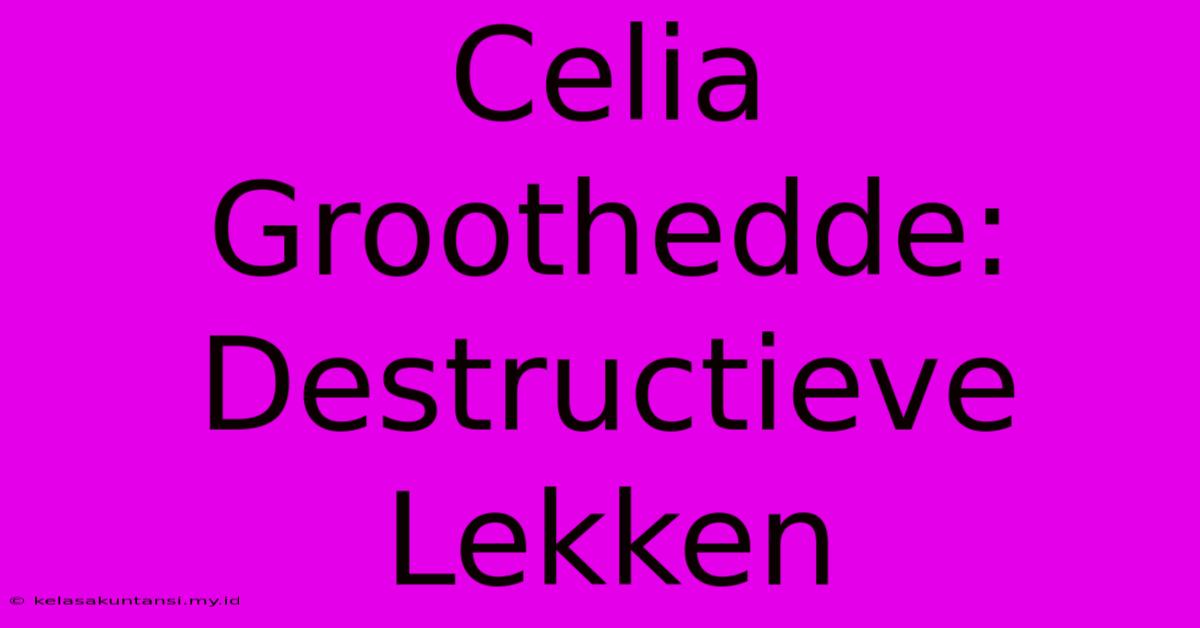 Celia Groothedde: Destructieve Lekken