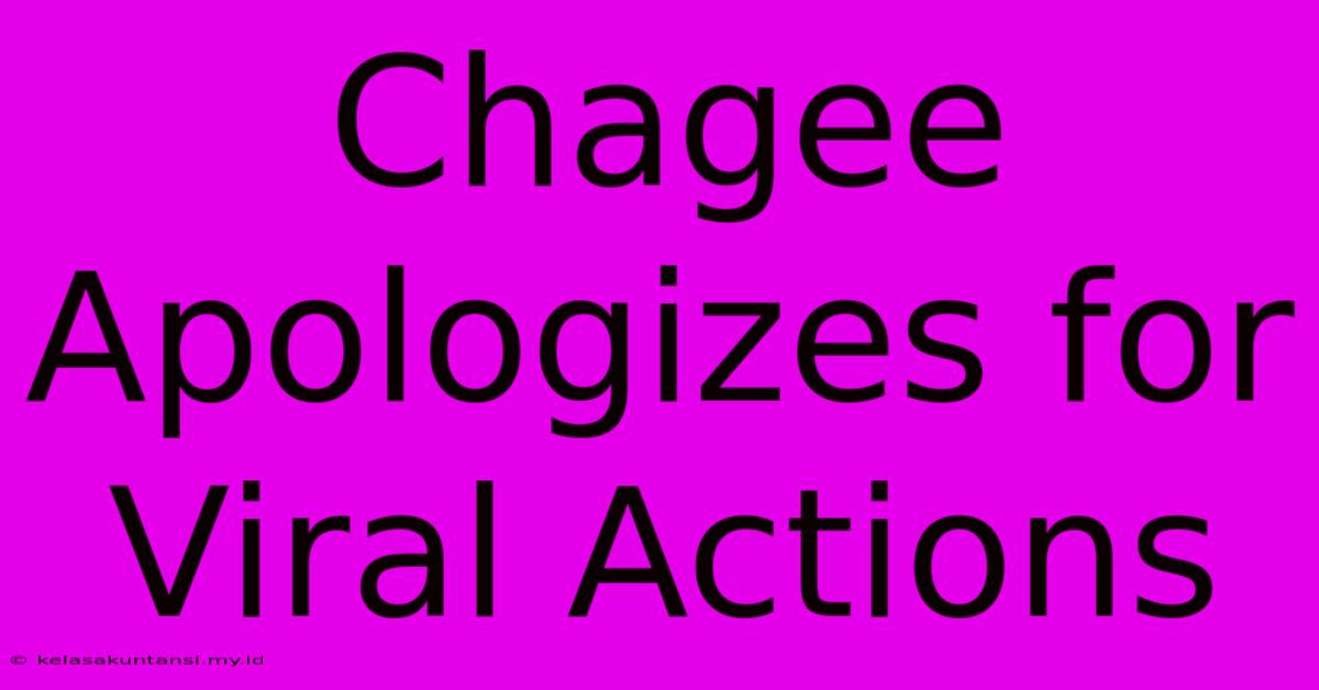 Chagee Apologizes For Viral Actions