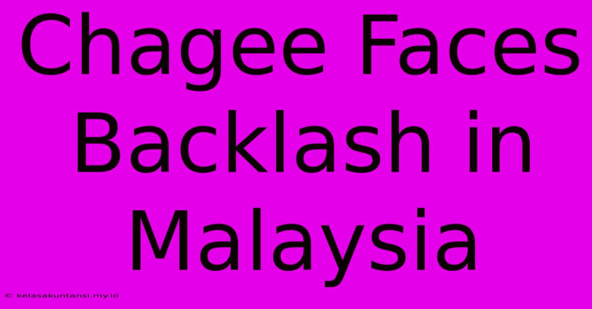 Chagee Faces Backlash In Malaysia