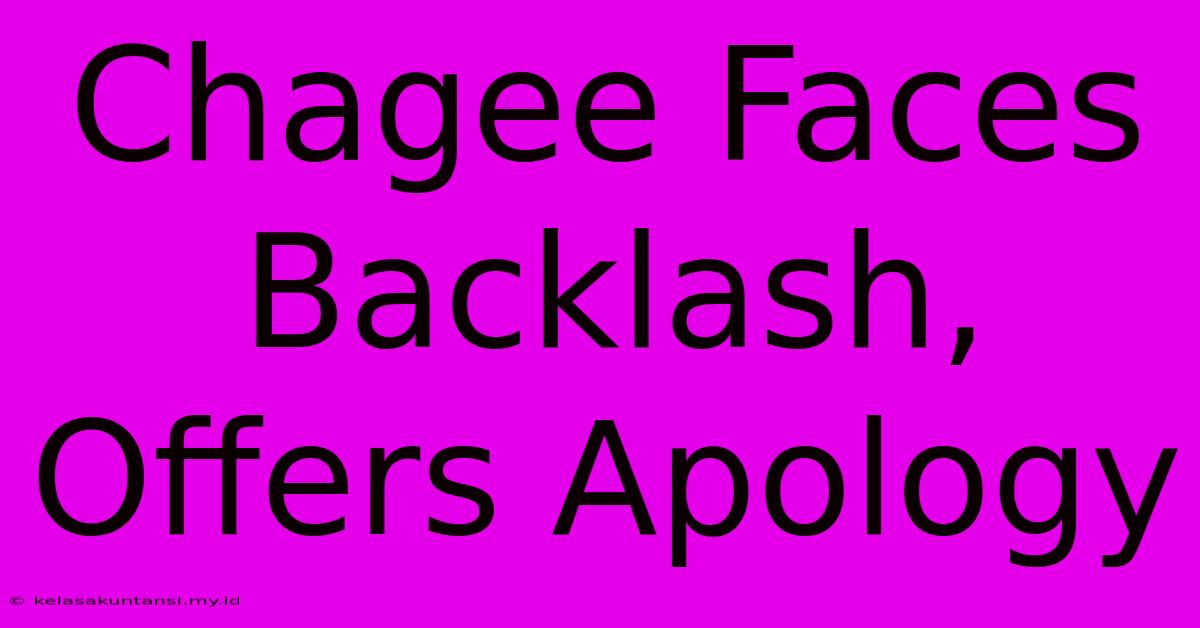 Chagee Faces Backlash, Offers Apology