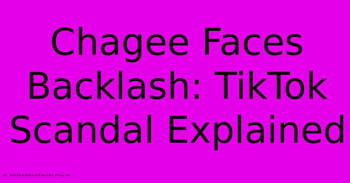 Chagee Faces Backlash: TikTok Scandal Explained