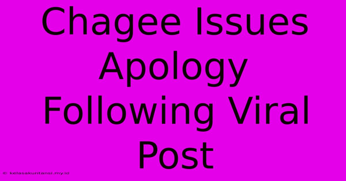 Chagee Issues Apology Following Viral Post