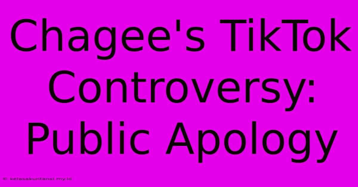 Chagee's TikTok Controversy: Public Apology