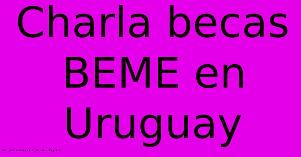 Charla Becas BEME En Uruguay