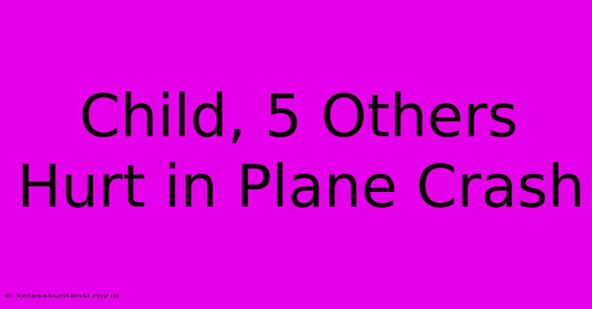 Child, 5 Others Hurt In Plane Crash