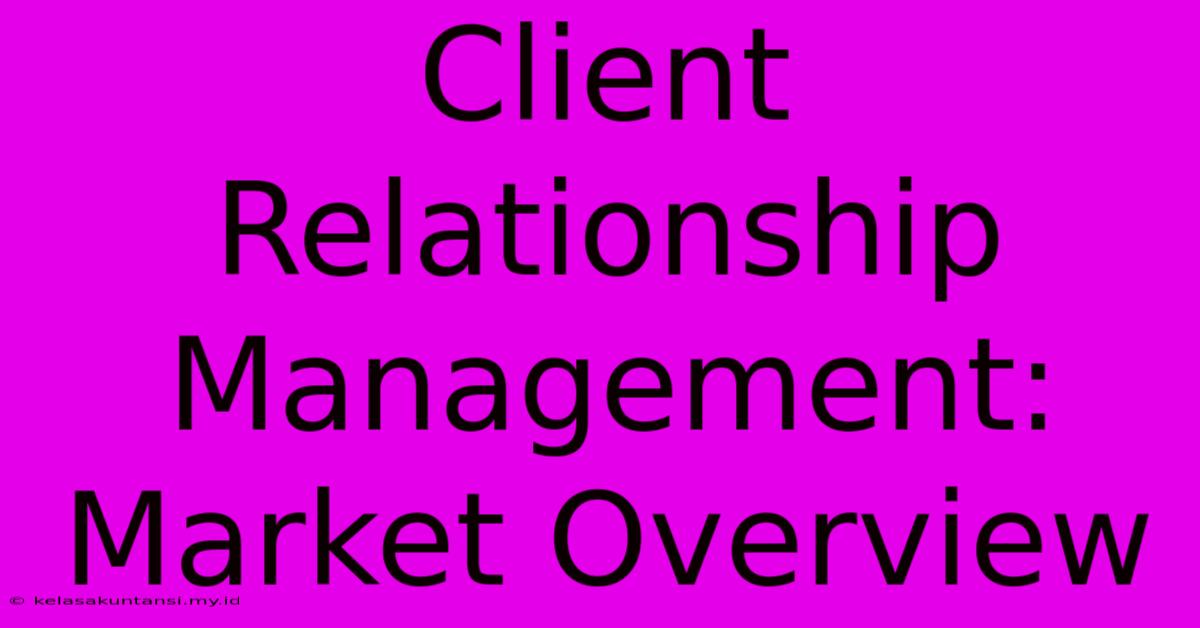 Client Relationship Management: Market Overview