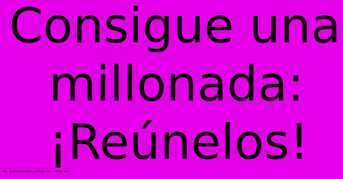 Consigue Una Millonada: ¡Reúnelos!