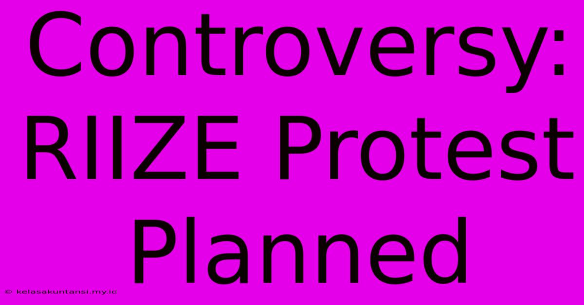 Controversy: RIIZE Protest Planned