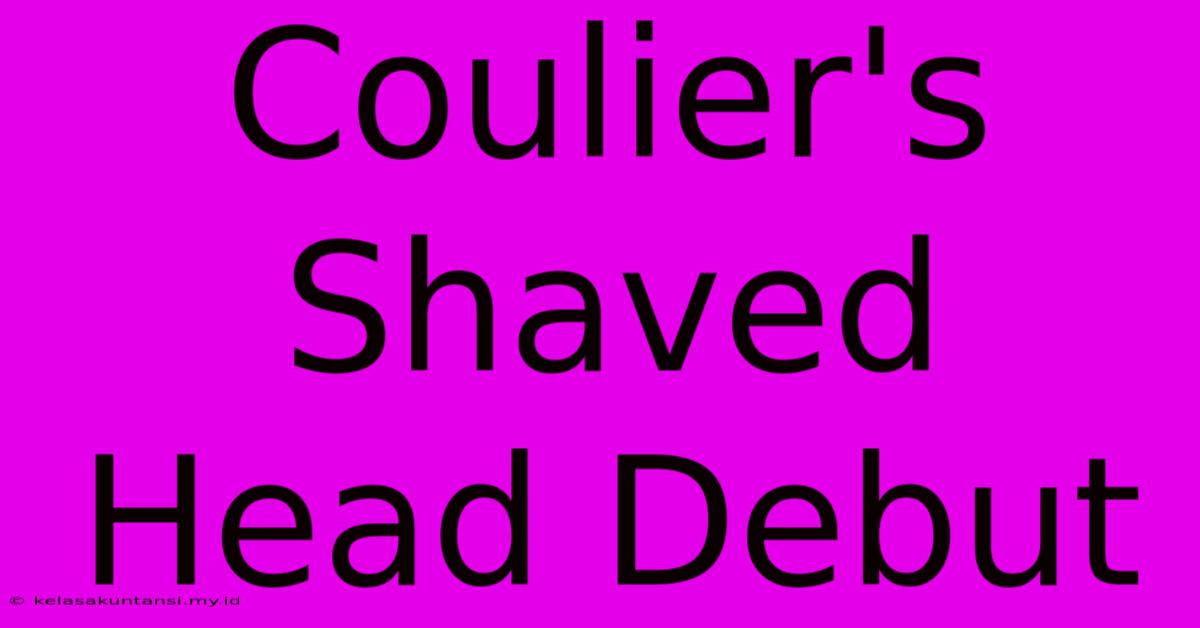 Coulier's Shaved Head Debut