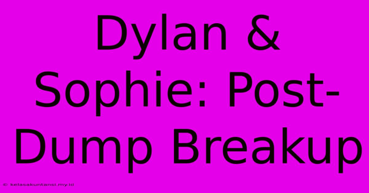 Dylan & Sophie: Post-Dump Breakup