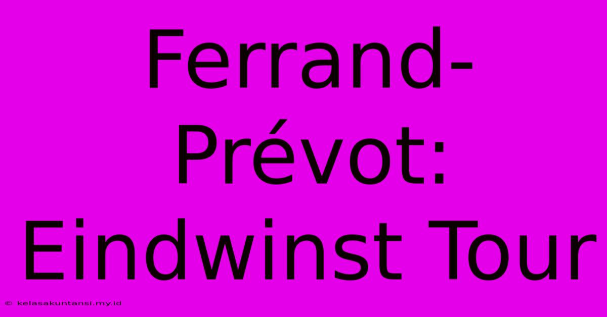 Ferrand-Prévot: Eindwinst Tour