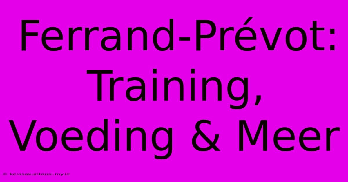 Ferrand-Prévot: Training, Voeding & Meer