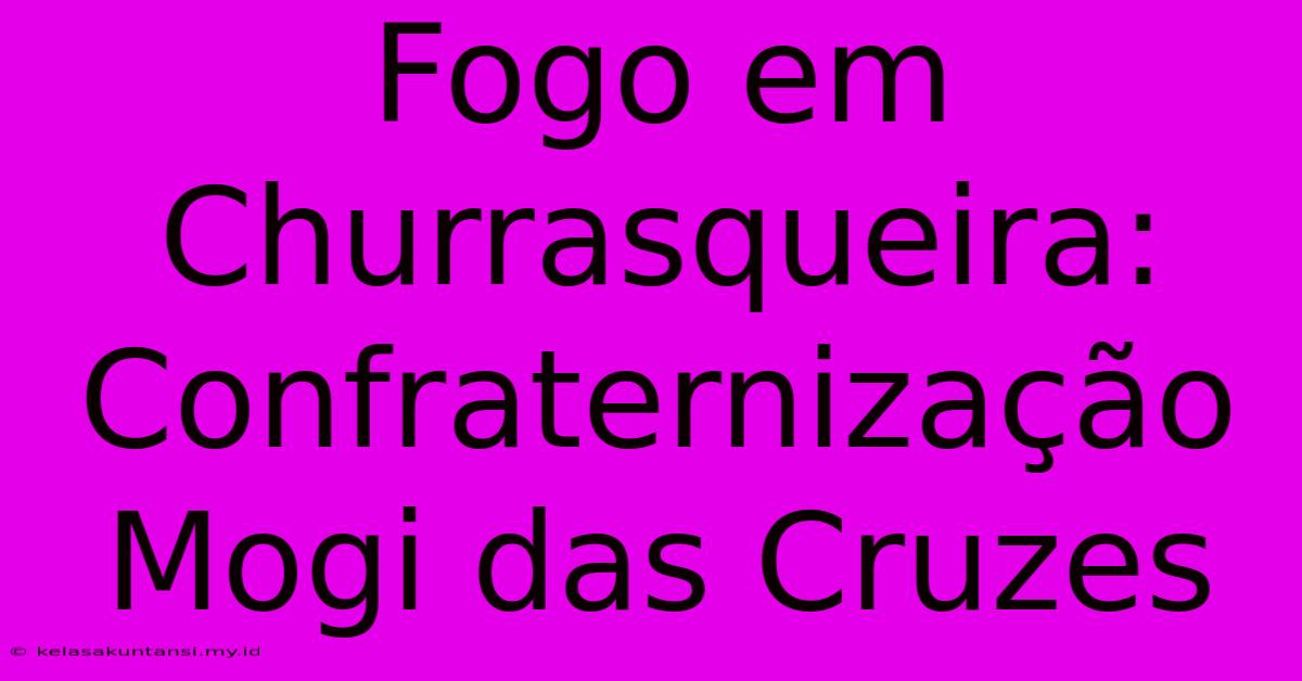 Fogo Em Churrasqueira: Confraternização Mogi Das Cruzes