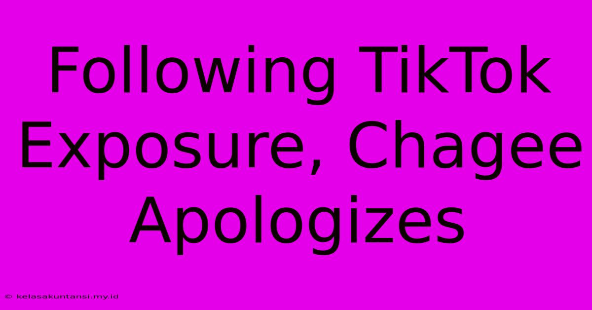 Following TikTok Exposure, Chagee Apologizes