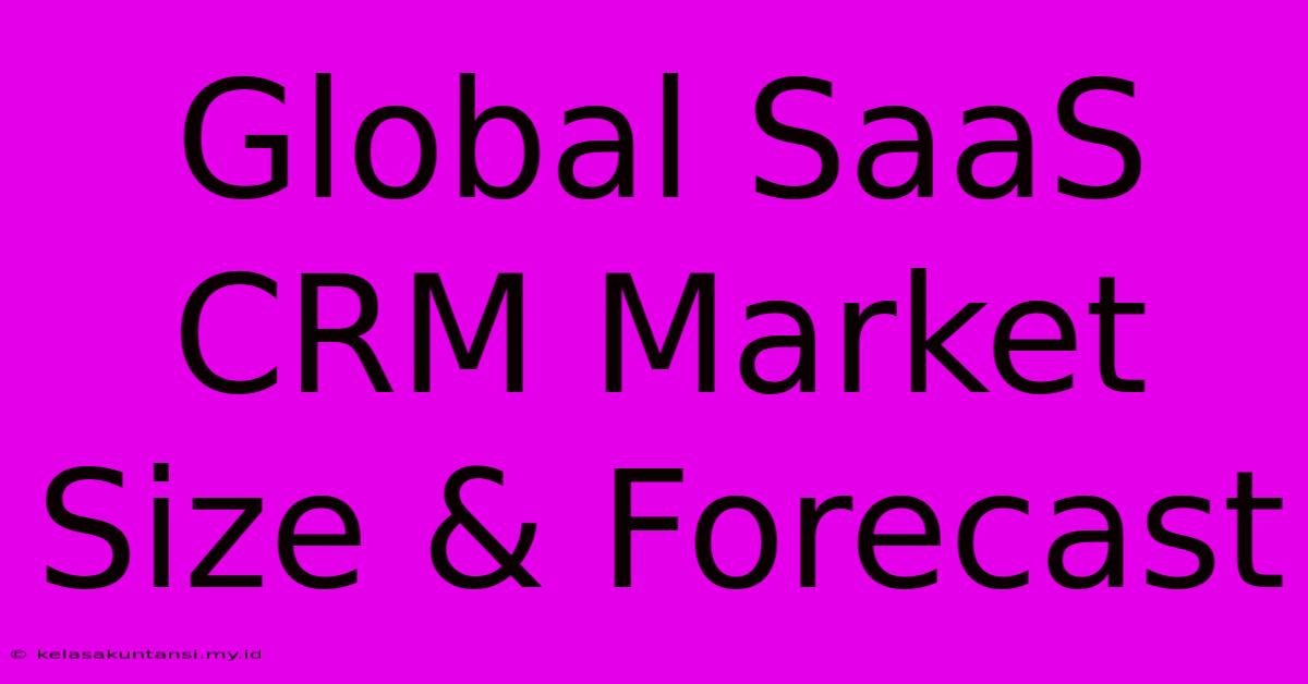 Global SaaS CRM Market Size & Forecast