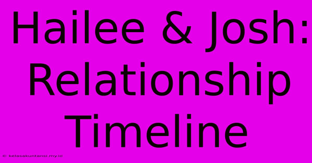 Hailee & Josh: Relationship Timeline