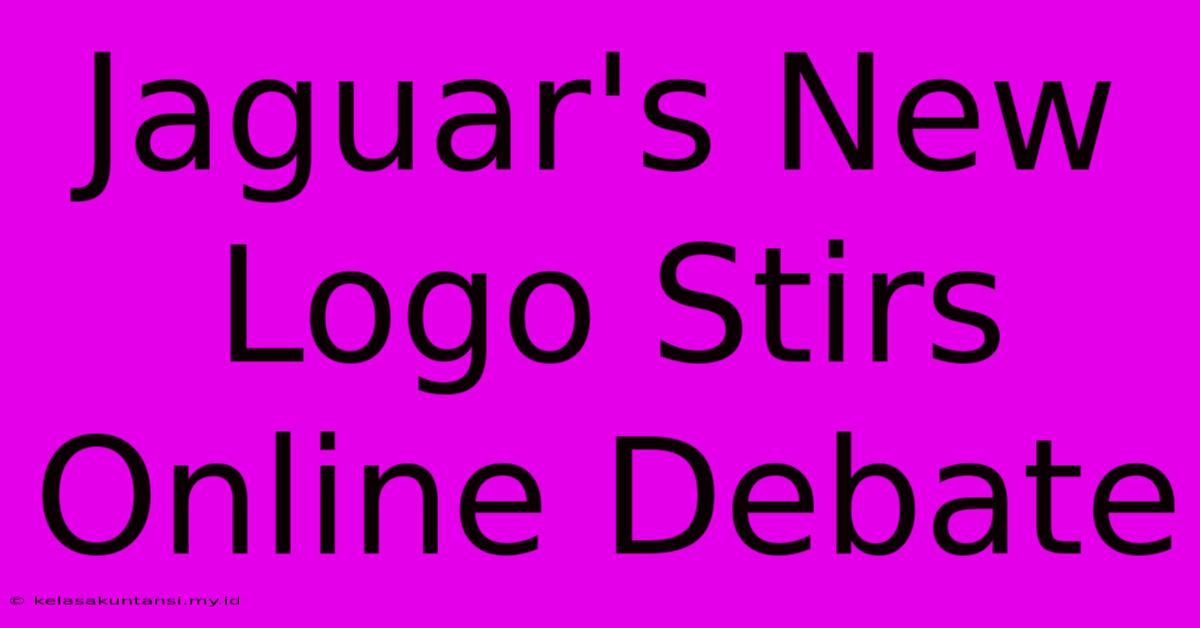 Jaguar's New Logo Stirs Online Debate