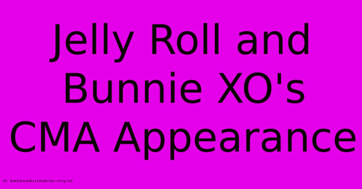 Jelly Roll And Bunnie XO's CMA Appearance