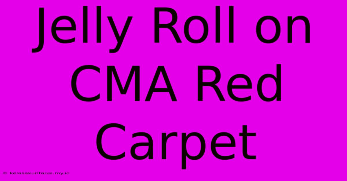 Jelly Roll On CMA Red Carpet