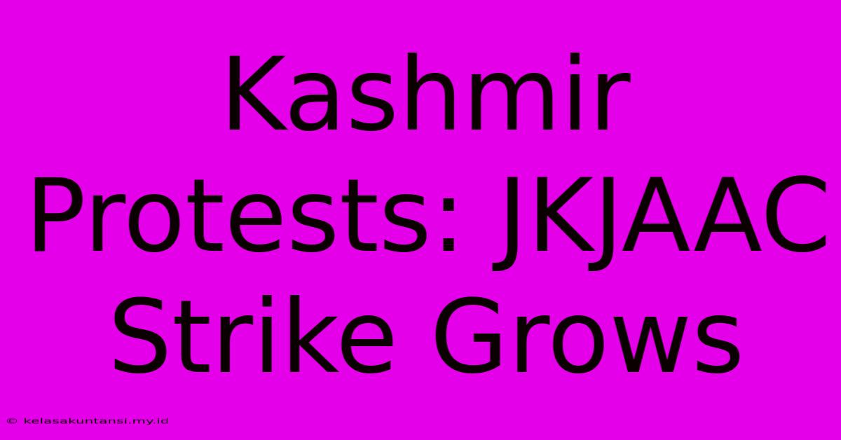 Kashmir Protests: JKJAAC Strike Grows