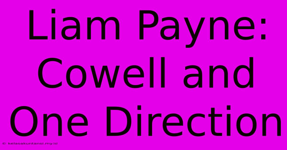 Liam Payne: Cowell And One Direction