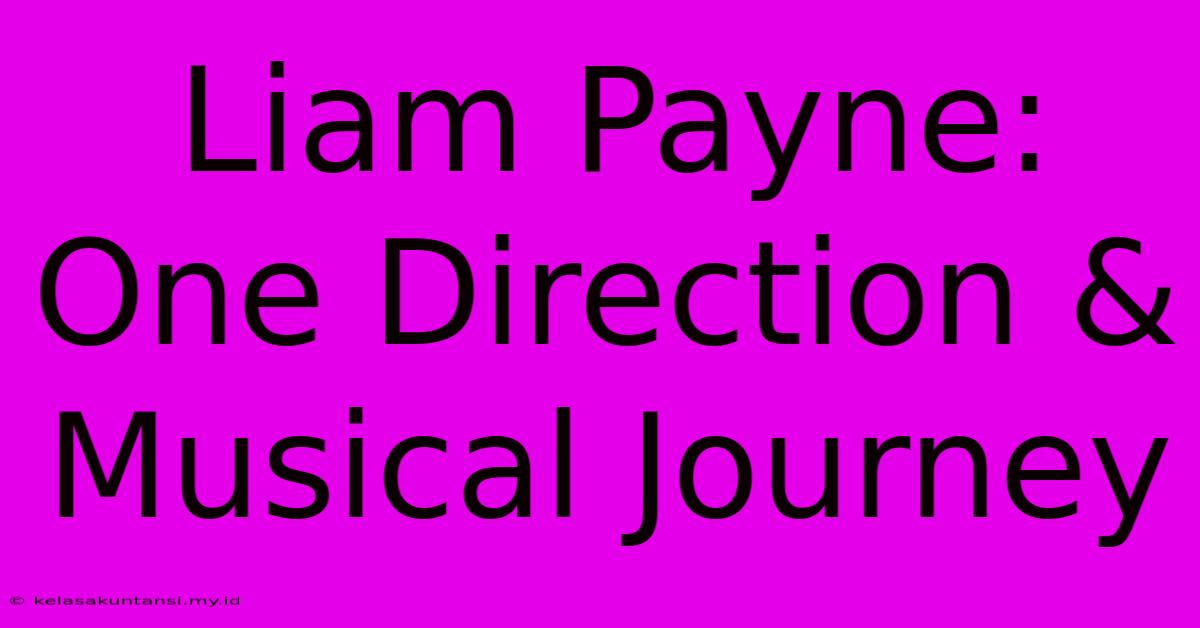 Liam Payne:  One Direction & Musical Journey