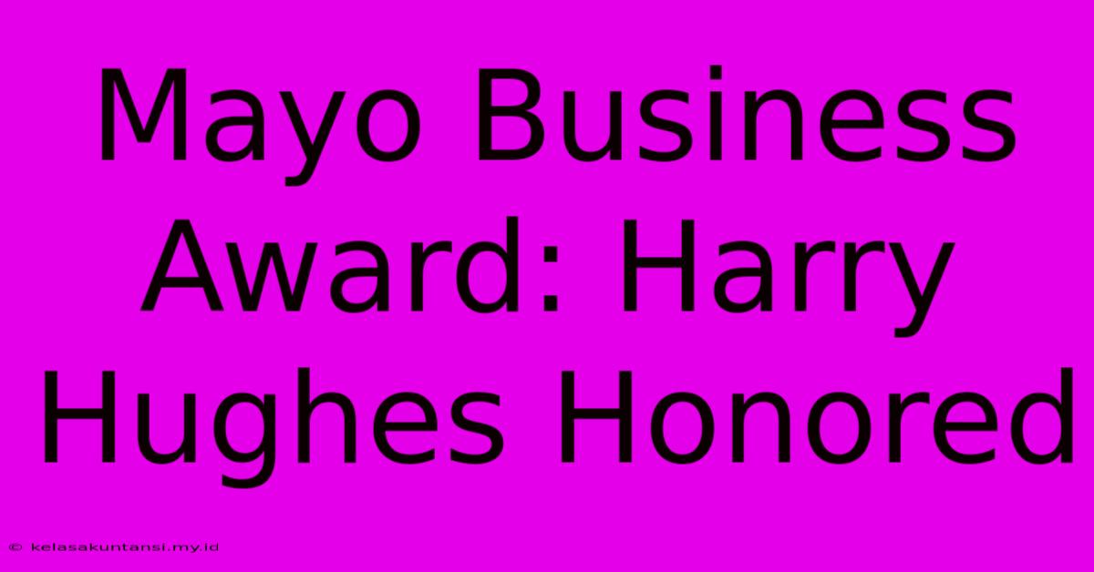 Mayo Business Award: Harry Hughes Honored