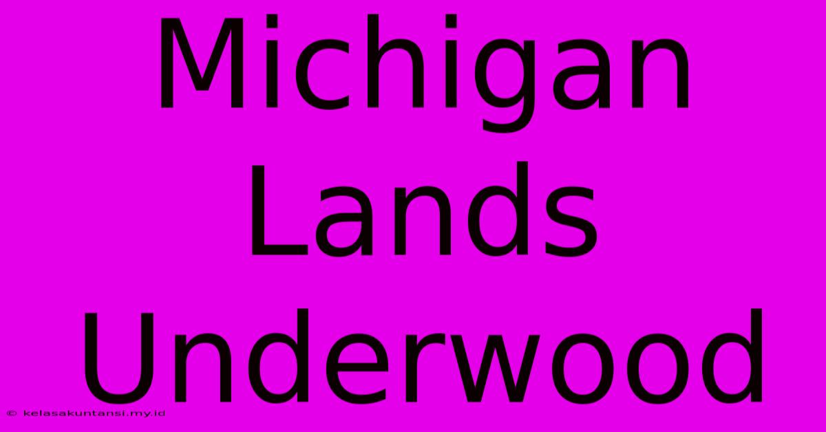 Michigan Lands Underwood