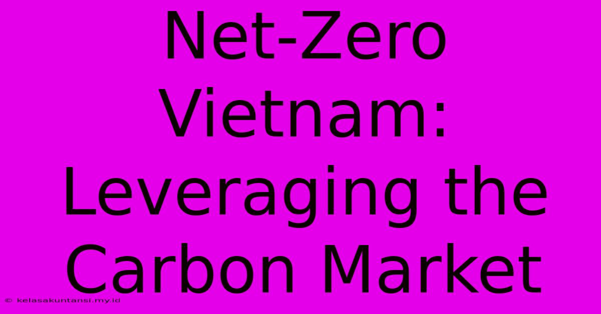 Net-Zero Vietnam: Leveraging The Carbon Market