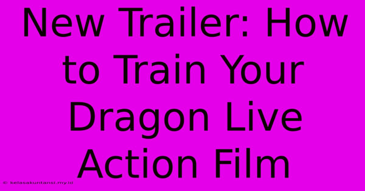 New Trailer: How To Train Your Dragon Live Action Film