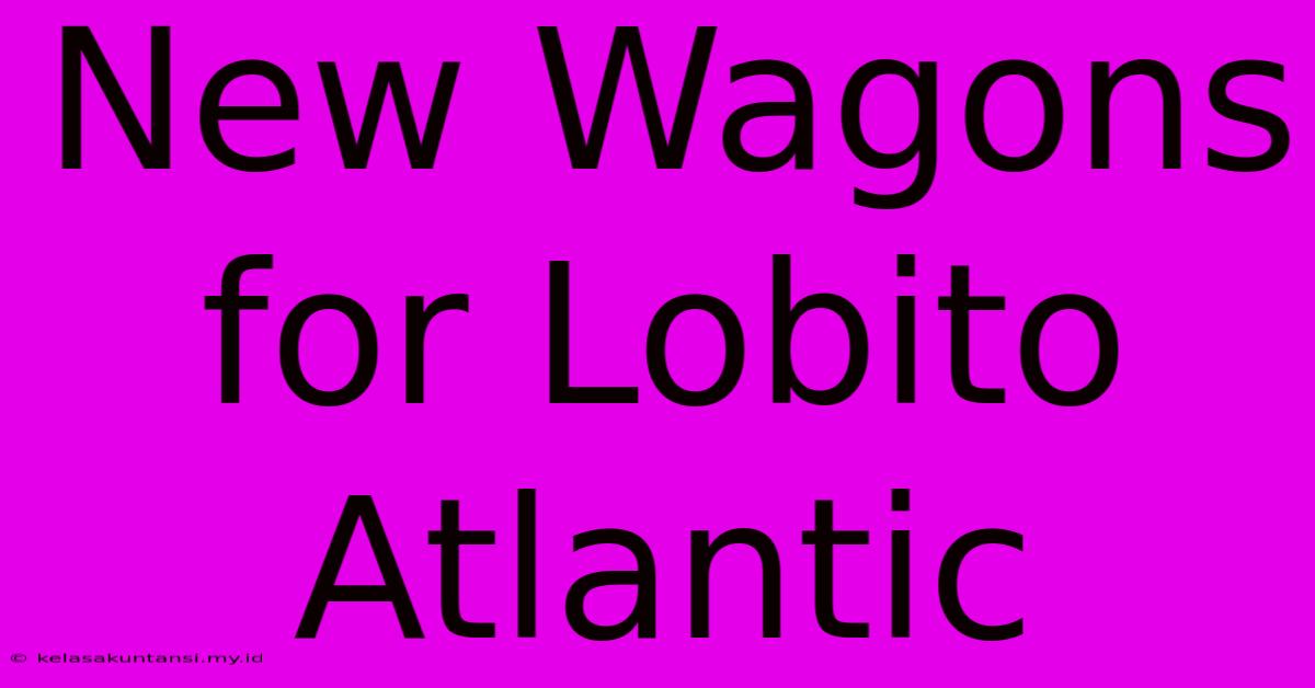 New Wagons For Lobito Atlantic