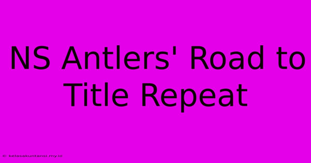 NS Antlers' Road To Title Repeat