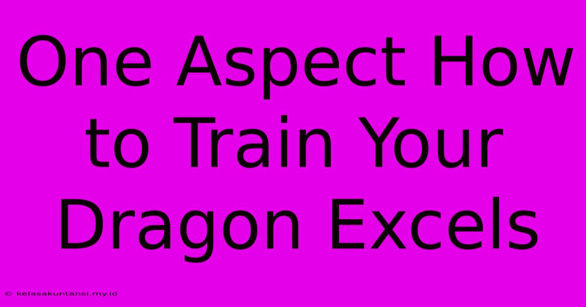 One Aspect How To Train Your Dragon Excels