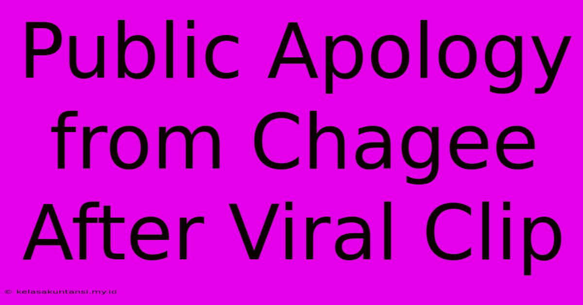 Public Apology From Chagee After Viral Clip