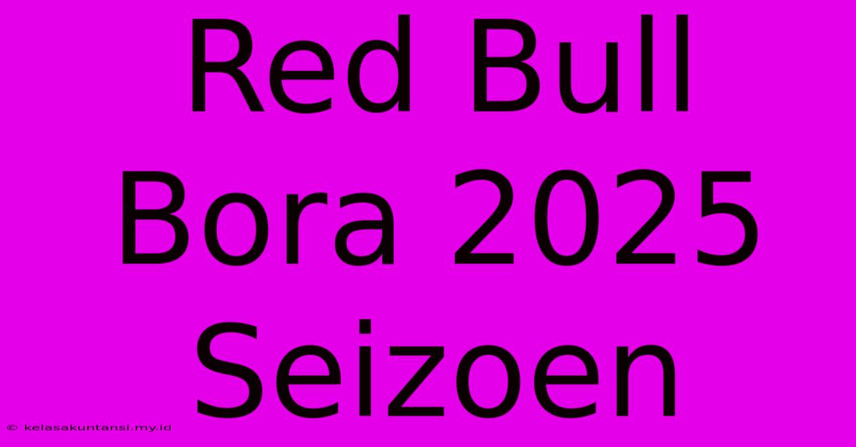 Red Bull Bora 2025 Seizoen