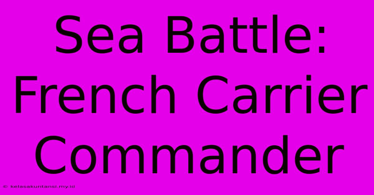 Sea Battle: French Carrier Commander