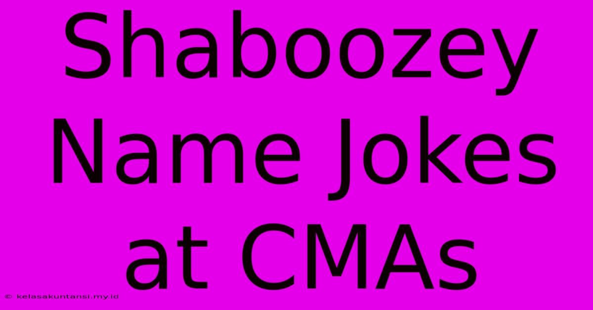 Shaboozey Name Jokes At CMAs