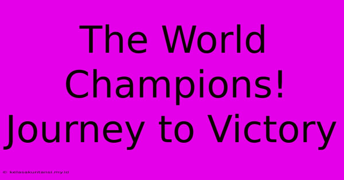 The World Champions! Journey To Victory