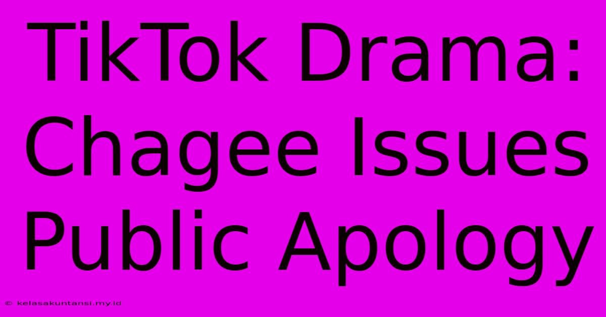 TikTok Drama: Chagee Issues Public Apology