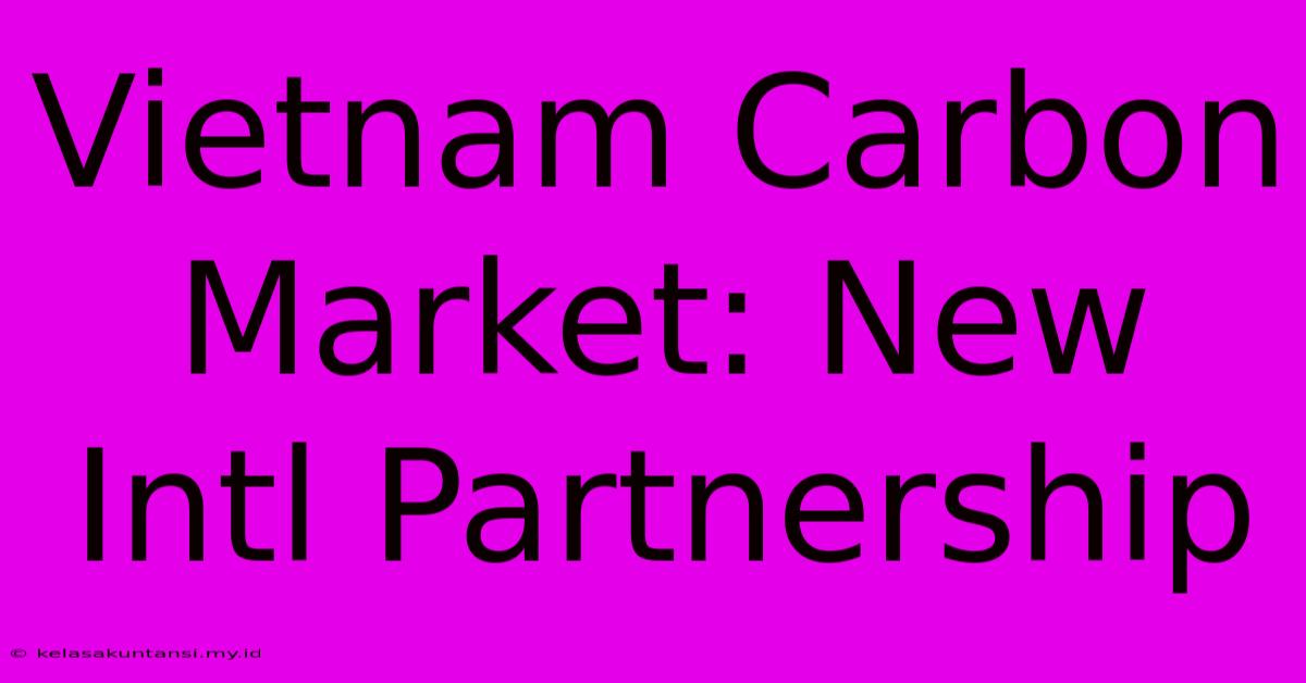 Vietnam Carbon Market: New Intl Partnership