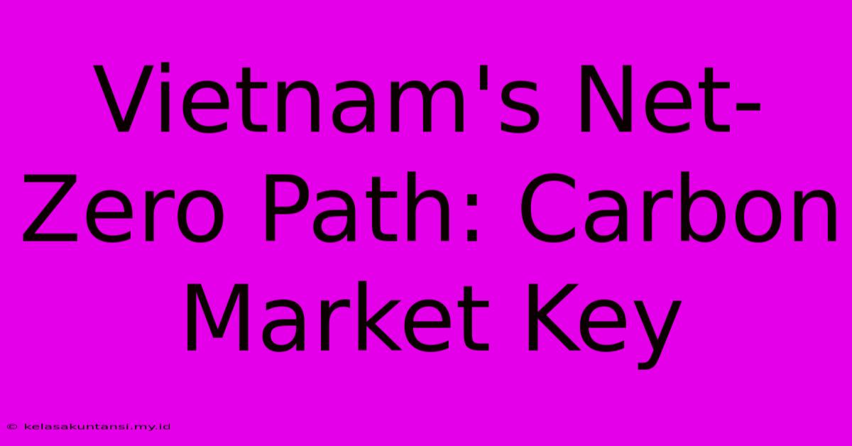 Vietnam's Net-Zero Path: Carbon Market Key