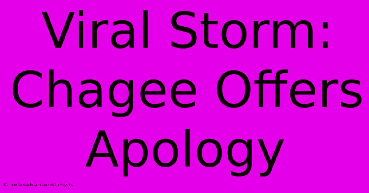 Viral Storm: Chagee Offers Apology