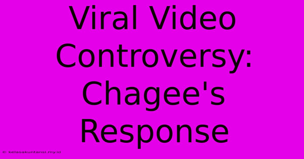 Viral Video Controversy: Chagee's Response