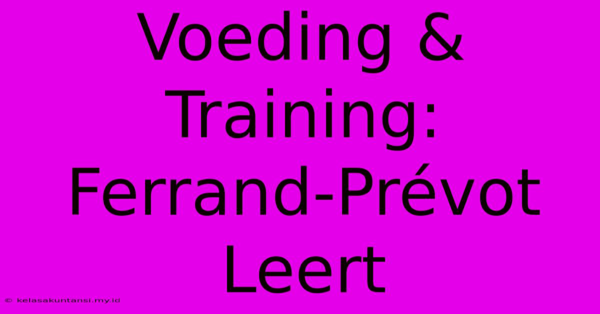 Voeding & Training: Ferrand-Prévot Leert Voeding & Training: Ferrand-Prévot Leert